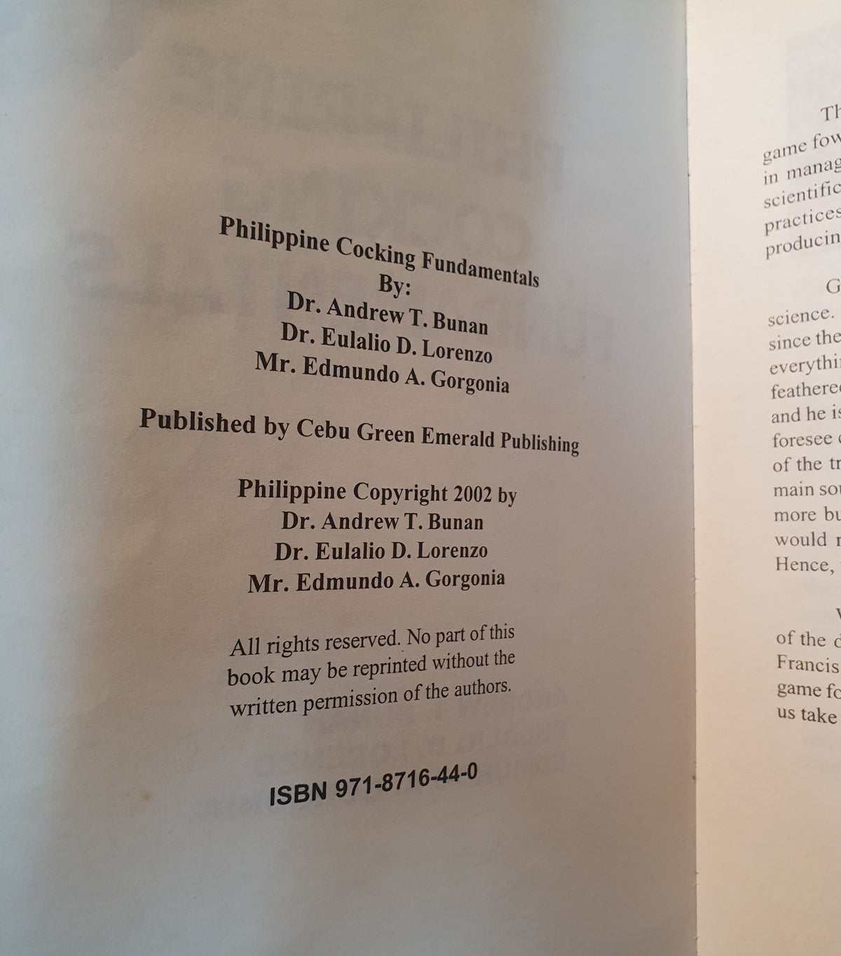 PHILIPPINE COCKING FUNDAMENTALS BY BUNAN, LORENZO AND GORGONIA