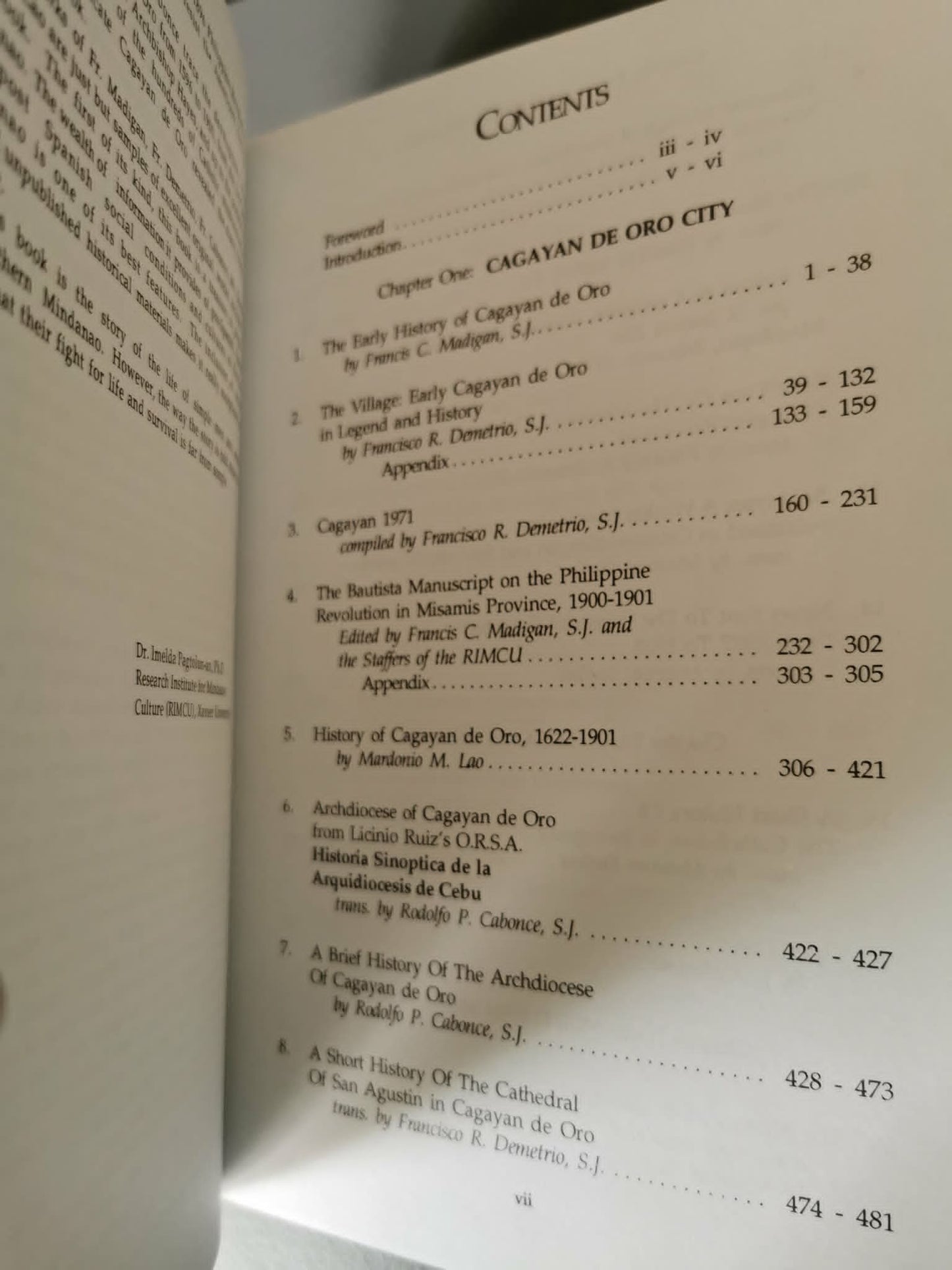 THE LOCAL HISTORICAL SOURCES OF NORTHERN MINDANAO