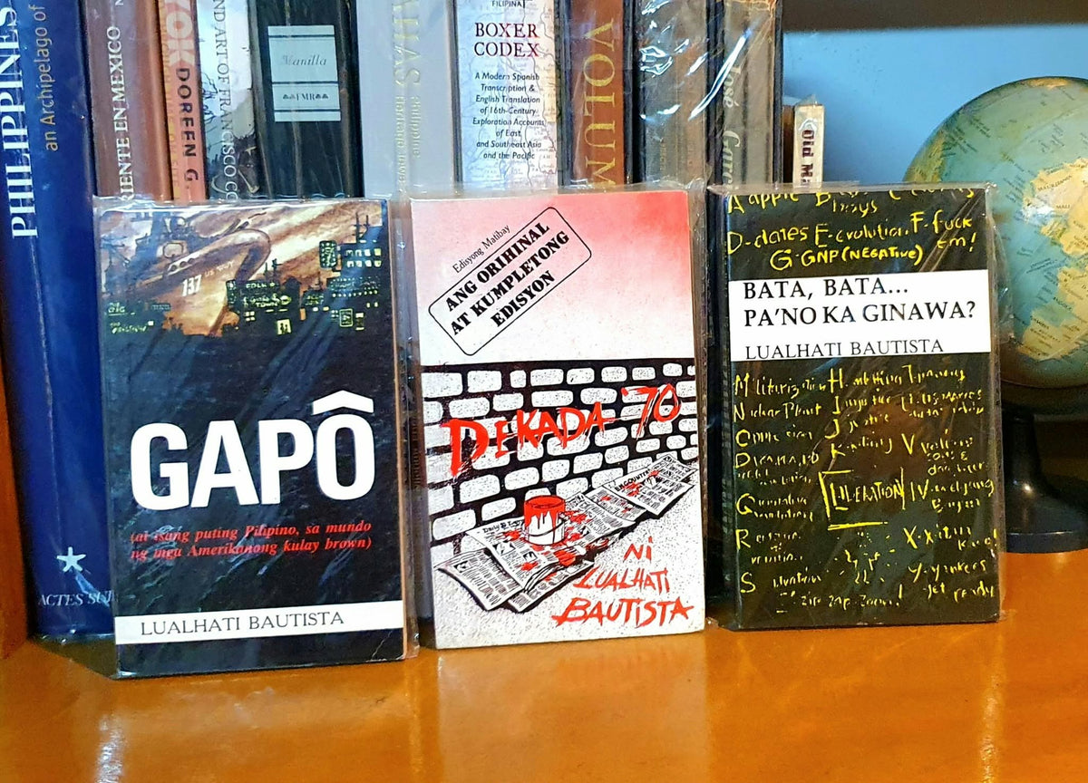 LUALHATI BAUTISTA 3 - BOOK SET : DEKADA '70, BATA BATA PA'NO KA GINAWA, GAPO.