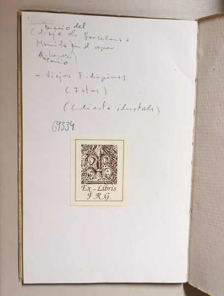 A Traves De Los Mares. Obsequio de la congregacion de Maria Inmaculada Y de San Luis Gonzaga del Colegio del Sagrado Corazon de Jesus a la gloriosa y querida mision de Filipinas a cargo de la Compania de Jesus