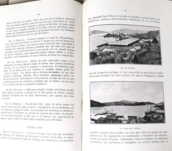 A Traves De Los Mares. Obsequio de la congregacion de Maria Inmaculada Y de San Luis Gonzaga del Colegio del Sagrado Corazon de Jesus a la gloriosa y querida mision de Filipinas a cargo de la Compania de Jesus