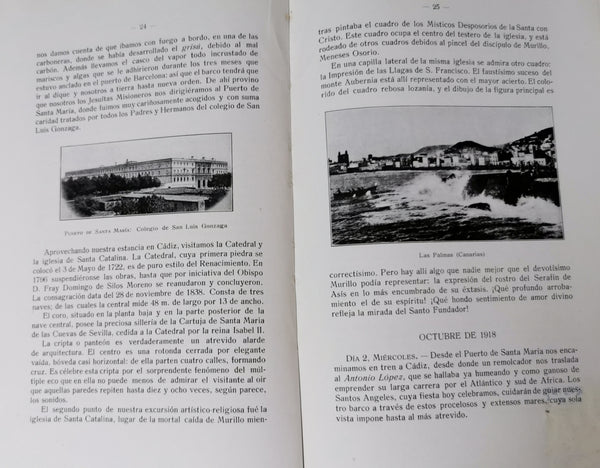 A Traves De Los Mares. Obsequio de la congregacion de Maria Inmaculada Y de San Luis Gonzaga del Colegio del Sagrado Corazon de Jesus a la gloriosa y querida mision de Filipinas a cargo de la Compania de Jesus