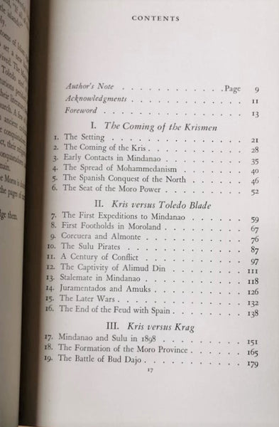 SWISH OF THE KRIS: THE STORY OF THE MOROS by Vic Hurley